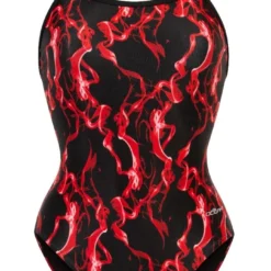 Dolfin Women's Print V-Back One Piece -Speedo Online Store 0100 b33d front2