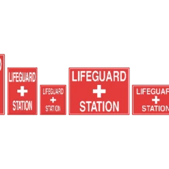Lifeguard Station Sign