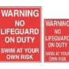 Warning Swim At Your Own Risk Sign 1 Warning Swim At Your Own Risk Sign -Speedo Online Store 18146