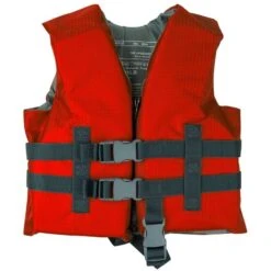 RISE Children's Rip Stop Life Vest -Speedo Online Store 3004rs red front