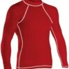 RISE Solid Long Sleeve Rashguard -Speedo Online Store 501ls front red