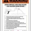 Warning Sign -Speedo Online Store 701