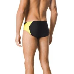 Speedo Spark Splice Brief 20 Speedo Spark Splice Brief -Speedo Online Store 7705915 0002 black yellow back
