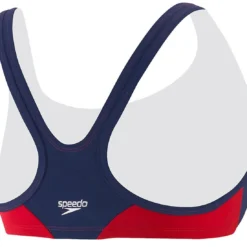 Speedo Guard Sport Bra Top -Speedo Online Store 781105 back red navy