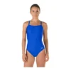 Speedo Solid Flyback Swimsuit -Speedo Online Store 819006 royal front