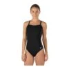 Speedo Solid Endurance Flyback 2 Speedo Solid Endurance Flyback -Speedo Online Store 819016 black front