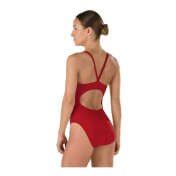 Speedo Solid Endurance Flyback -Speedo Online Store 819016 maroon back
