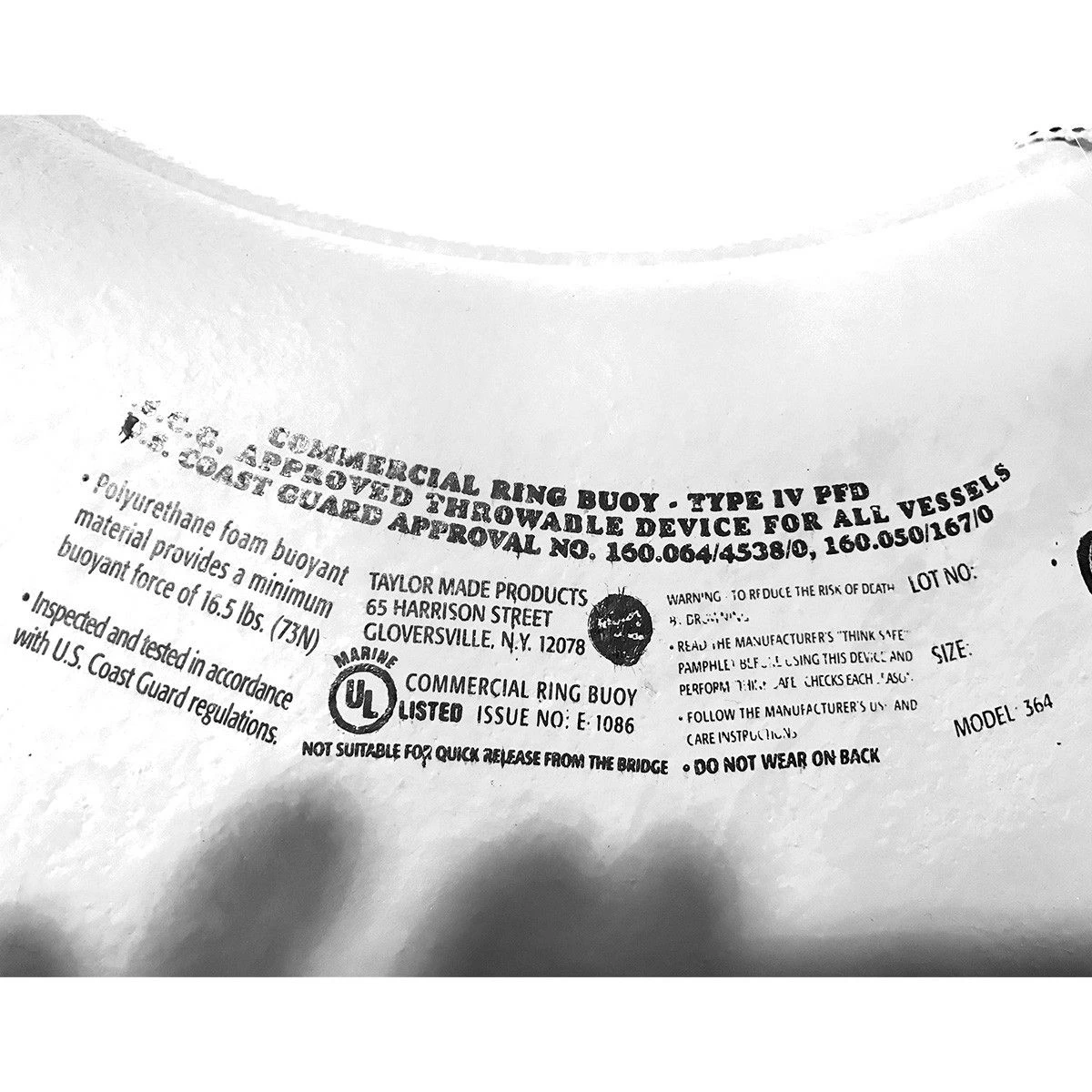 24" USCG Ring Buoy 5 24" USCG Ring Buoy - Image 3