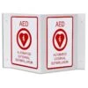 AED V-Shaped Wall Sign -Speedo Online Store 954