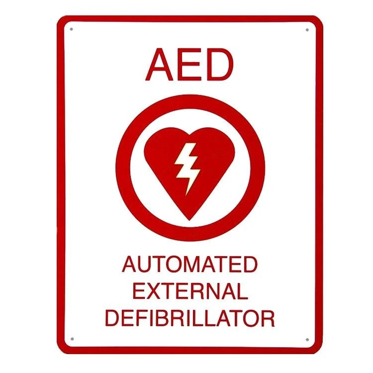 Flat AED Wall Sign 3 Flat AED Wall Sign
