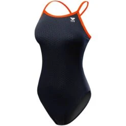 TYR Hexa Durafast Diamondfit 17 TYR Hexa Durafast Diamondfit -Speedo Online Store dhex7 black orange front