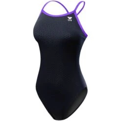TYR Hexa Durafast Diamondfit 18 TYR Hexa Durafast Diamondfit -Speedo Online Store dhex7 black purple front