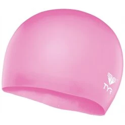 TYR Wrinkle-Free Silicone Jr. Cap -Speedo Online Store lcsjr pink