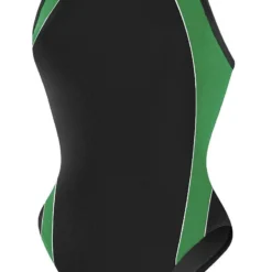 RISE Solid H-Back Poly Splice 18 RISE Solid H-Back Poly Splice -Speedo Online Store lgs16 black green 1 13