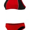 RISE Solid Poly Splice Bikini -Speedo Online Store lgs23 front red black1