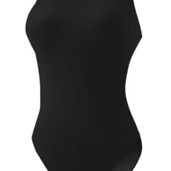 RISE Solid Poly Scoop Back -Speedo Online Store lgs67 front black1 9