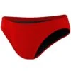 RISE Solid Poly Workout Bikini Bottom 1 RISE Solid Poly Workout Bikini Bottom -Speedo Online Store lgs68 front red 2