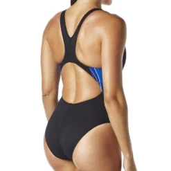 TYR Phoenix Splice Maxfit -Speedo Online Store mpx7 black blue back r