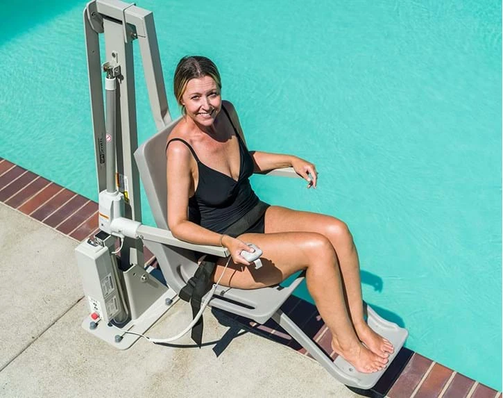 SR Smith Multilift 2 Pool Lift-Gray Mist 4 SR Smith Multilift 2 Pool Lift-Gray Mist - Image 2