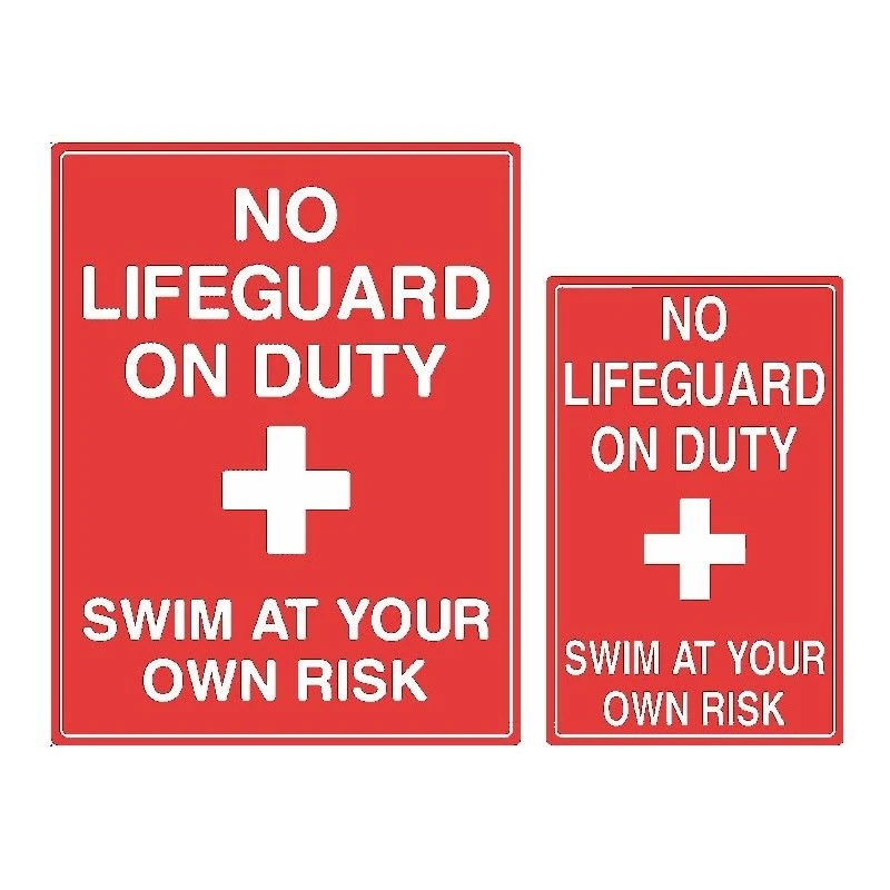 Swim At Your Own Risk Sign 3 Swim At Your Own Risk Sign