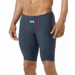 TYR Thresher Jammer -Speedo Online Store tpsm6 grey red front l